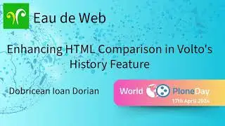 Enhancing HTML Comparison in Volto's History Feature