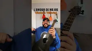 How to play L'AMOUR DE MA VIE by Billie Eilish (Ukulele Tutorial) #shorts