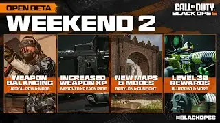 Black Ops 6 BETA Weekend 2 Update Roadmap Revealed… (NEW Maps & Weapons Gameplay)