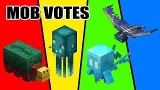 Every Minecraft Mob Vote #minecraft #minecraftfact #mobs #fun