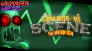 Прошёл easy-medium demon Change of Scene в Geometry Dash