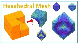 ✅How to Mesh a Cube with a Central Sphere in ANSYS SpaceClaim