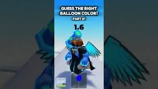 Guess the Right Balloon Color! (Part 4) |  #roblox #shorts