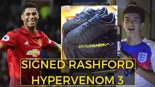 RARE Marcus Rashford SIGNED Nike Hypervenom Phantom 3 Elite! Pro Direct Soccer Unboxing