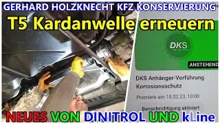 T5 Kardanwelle und DKS Päsentationsanhänger