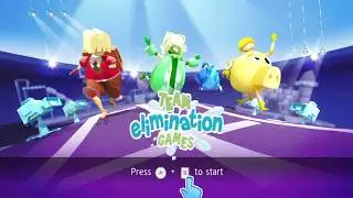 Team Elimination Games / Knockout Party Wii Playthrough - Fun With 4 Players
