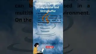 What is the difference between Stringbuilder and Stringbuffer?