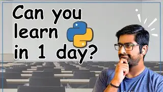Can you learn python in 1 day?