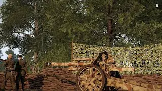 Arma 3 behavior of artillery bots when approaching enemy infantry