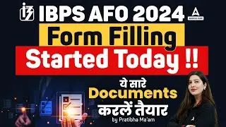 IBPS AFO Form Fill Up 2024 | IBPS AFO Form Filling Starts Today | IBPS AFO Notification 2024