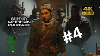 Call of Duty Modern Warfare(2019) gameplay walkthrough Part 4 | Full Game Xbox Series X | 4K 60fps