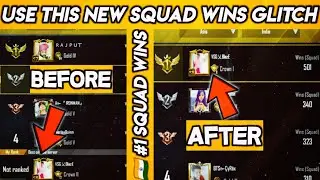 •EASIEST WAY TO GET #1 SQUAD WINS TITLE IN PUBG MOBILE• [insane glitch/trick]