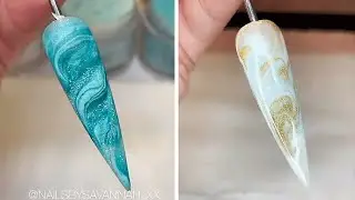 Short Nails: Water Nails Design Ideas #shorts