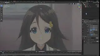 Blender beginner following tutorial to model anime character head Pt.1