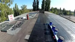 Бокс 630 м2 в 2 слоя и установкой отливов
