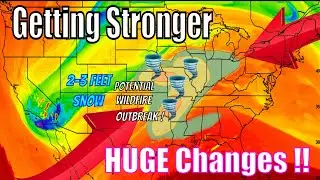 This Storm Is Going To Be Huge, Keeps Getting Stronger!