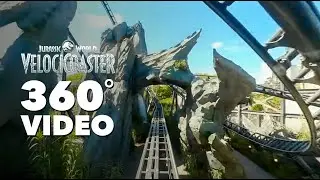 Jurassic World VelociCoaster | 360 Ride POV