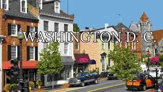 Relaxing Walk in Washington D.C. 음악 | June 2023 [ 4K ]