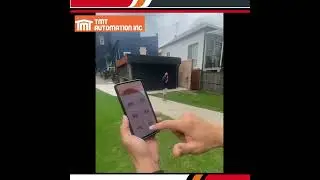 Управление воротами с телефона. Работает без электричества.  #Шымкент #Алматы #тараз