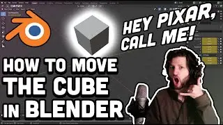 How to Move the Cube in Blender | Simple Animation Tutorial