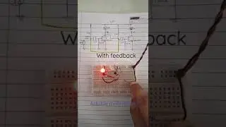 Astable multivibrator (flashing Led) by cascading two negative edge detectors.