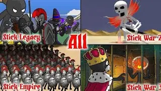Stick War : legacy 🎯🎮 || Stick War 2 || ice scream 8 || Dude theft wars : Offline game 🎯