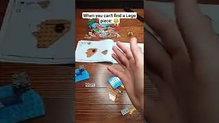 When you can't find a Lego piece: 😂 