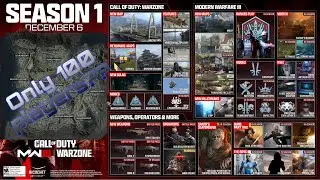 100 Players in Warzone? Season 1 roadmap and battle pass overview