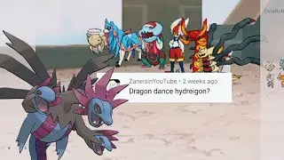 Dragon dance hydreigon is super good @Zaneisin YouTube. #pokemonshowdown #sweep