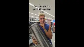TWIN GARBAGE CAN PRANK! Voros Twins Tiktok 