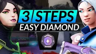 3 EASY Steps to RANK UP to Diamond in Valorant - Mechanics, Macro and Abilities - PRO Tips Guide