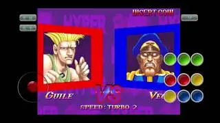 Hyper Street Fighter II [FBA4droid] - Normal Guile vs Gouki/Akuma