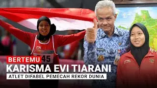 Bangganya Ganjar Bertemu Karisma, Atlet Difabel Pemecah Rekor Dunia