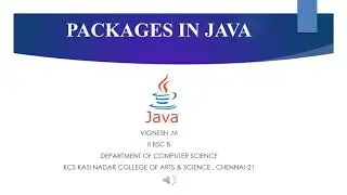 PACKAGES IN JAVA