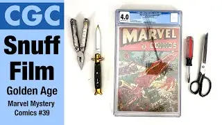 CGC Snuff Film. Marvel Comics 39, Golden Age, with Warren Bernard