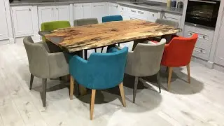 Spalted Beech Slab Resin Table NEW
