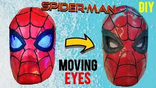 Spiderman Mask DIY - MOVING EYES! | IronSpider