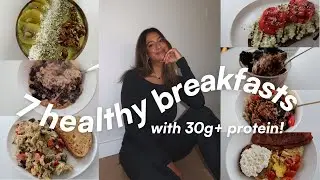 HEALTHY BREAKFASTS with 30g+ PROTEIN (in under 15 min) | hormone balancing + easy recipes
