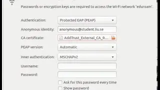Eduroam Ubuntu 14.04 (tutorial, How to, guide)