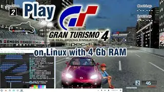 Main Gran Turismo 4 Spec II on Linux 4 Gb RAM | Zorin OS 17.2 Lite | New Mazda MX-5