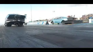 Stephen Brindle Driving The GamerChanger Mustang @TucsonDragway