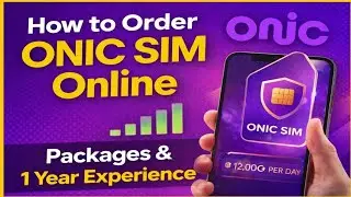 How to Order ONIC SIM Online | Packages & 1 Year Personal Experience | Tech Wala
