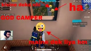 GOD camper in my game / PUBG mobile HIGHLIGHT /ROWDY GAMING  HIGHLIGHT