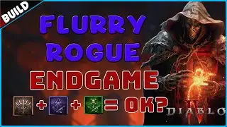 Diablo 4 - NEW BEST Rogue FLURRY ENDGAME BUILD ~COMBO POINTS~ - Level 50-100