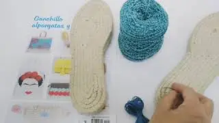 Kit de crochet Alpargatas Ribbon