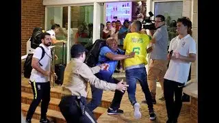 Locura en Barranquilla Colombia con la llegada de Neymar [Cracks Latinos]