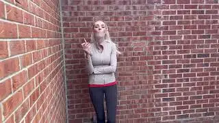 Smoking and spitting fetish 