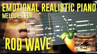 (❗️SAUCE❗️) How To Make REALISTIC EMOTIONAL Piano Melodies for Rod Wave from Scratch | FL STUDIO 20