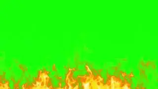 Fire in Green Screen || Animation Video || new