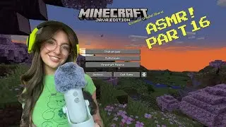 ASMR 1 hour+ Minecraft Gameplay⛏️ (PS5 controller sounds, whispers, mic scratching)